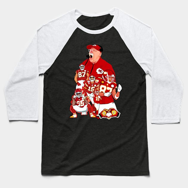 Kansas city chiefs Baseball T-Shirt by Mic jr